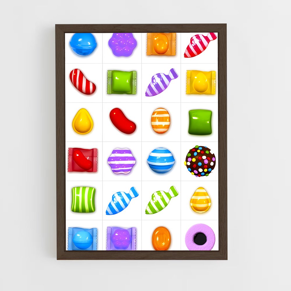 Poster Sweet Crush – affiche Candy crush (vue 5)
